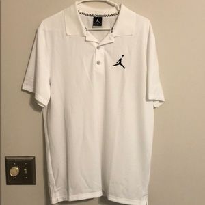 White Jordan polo